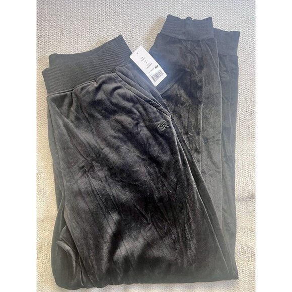 Banana Republic  Black Velour Joggers Pants Women's  Size Small NWT MSRP $90 - Picture 4 of 9